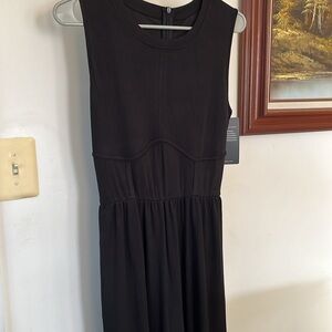 RIBBED SLEEVELESS JUMPSUIT WITH POCKETS. BY TANOU. NWT